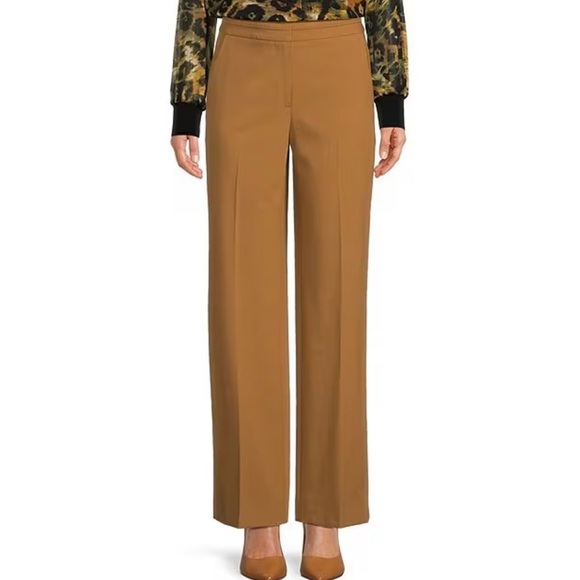 DKNY by Donna Karan Seamed Waistband Wide Leg Pant - Picture 1 of 3